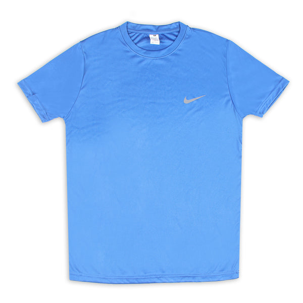 Men's Half Sleeves Round Neck T-Shirt - Royal Blue