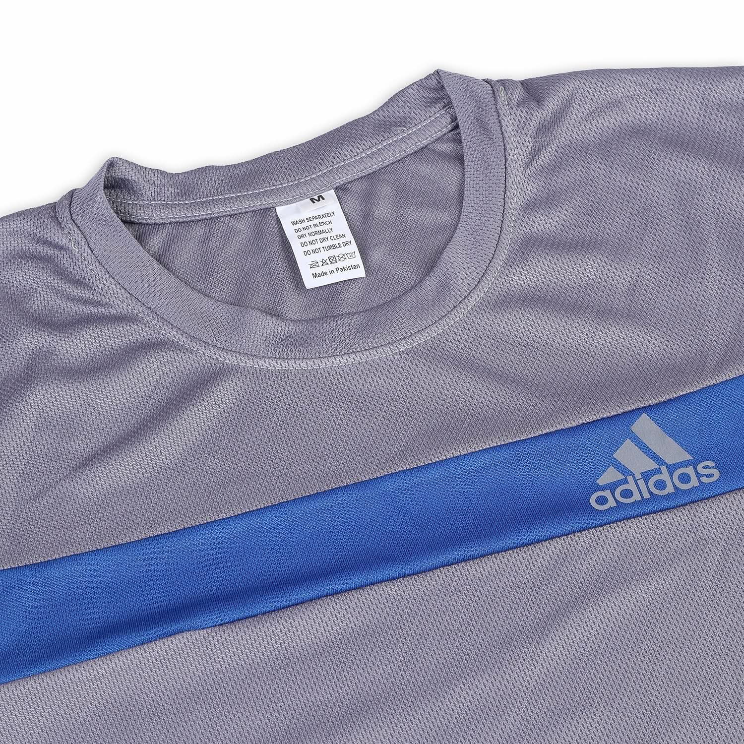 Men's Half Sleeves Round Neck T-Shirt - Grey, Men's T-Shirts & Polos, Chase Value, Chase Value