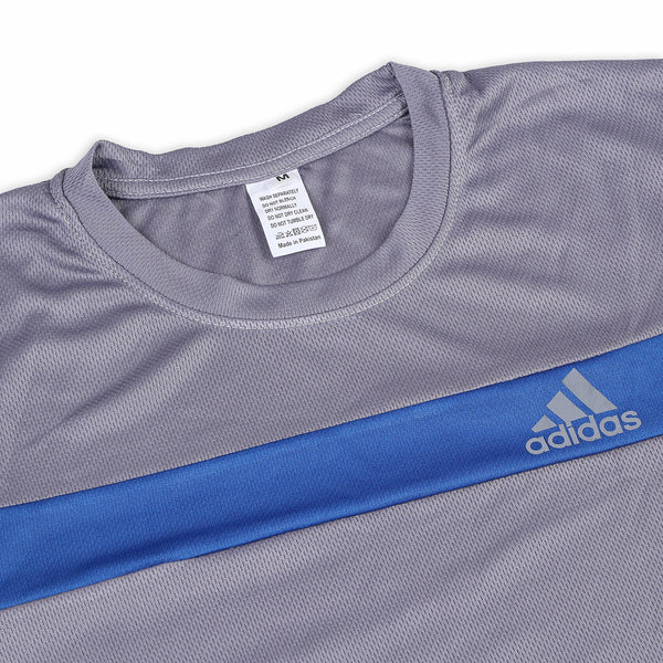 Men's Half Sleeves Round Neck T-Shirt - Grey