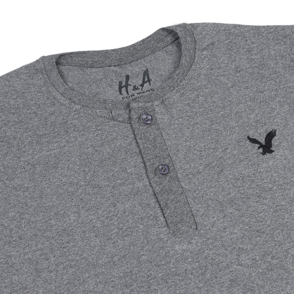 Men's Half sleeves T-Shirt - Grey