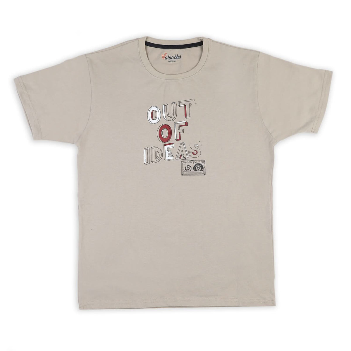 Men's Half Sleeves T-Shirt - Brown, Men's T-Shirts & Polos, Chase Value, Chase Value
