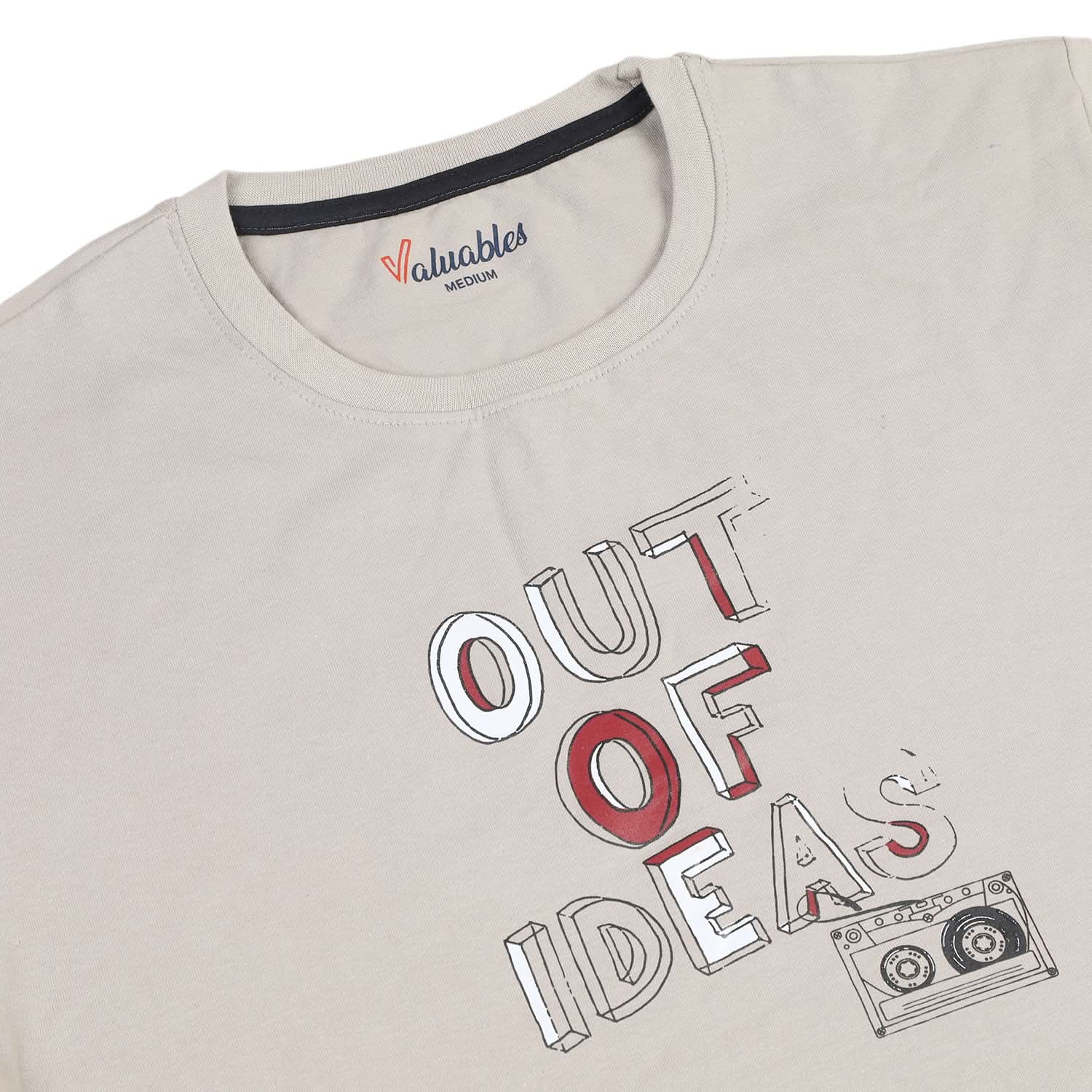 Men's Half Sleeves T-Shirt - Brown, Men's T-Shirts & Polos, Chase Value, Chase Value