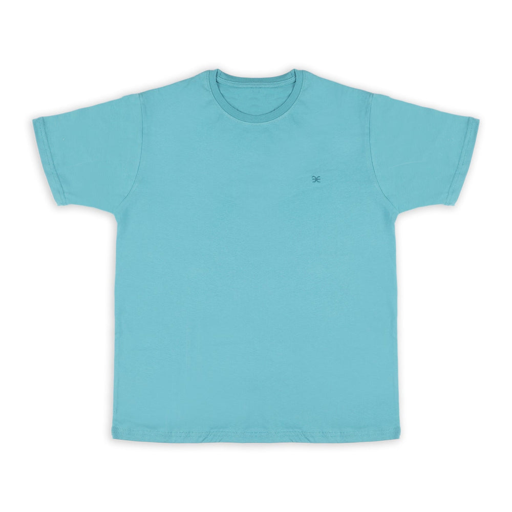 Eminent Men's Round Neck Half Sleeves T-Shirt - Teal, Men's T-Shirts & Polos, Eminent, Chase Value