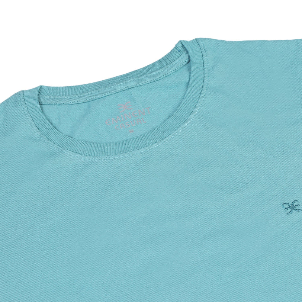 Eminent Men's Round Neck Half Sleeves T-Shirt - Teal, Men's T-Shirts & Polos, Eminent, Chase Value