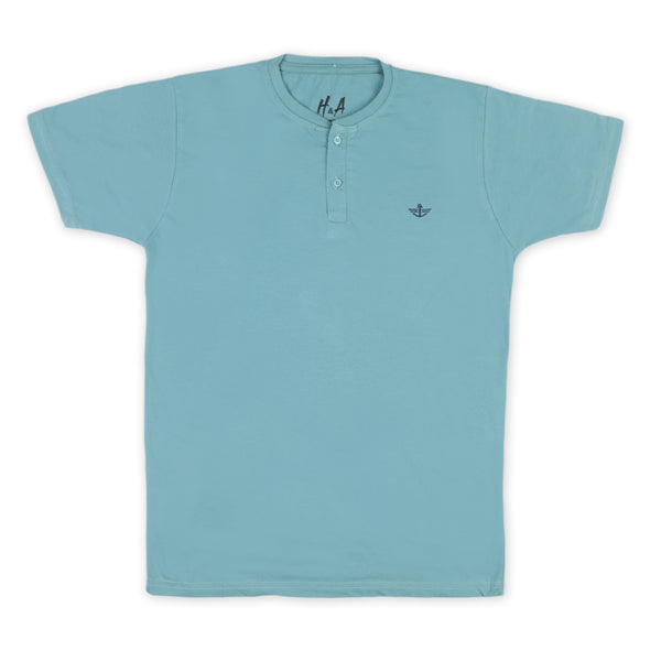 Men's Half sleeves T-Shirt - Teal