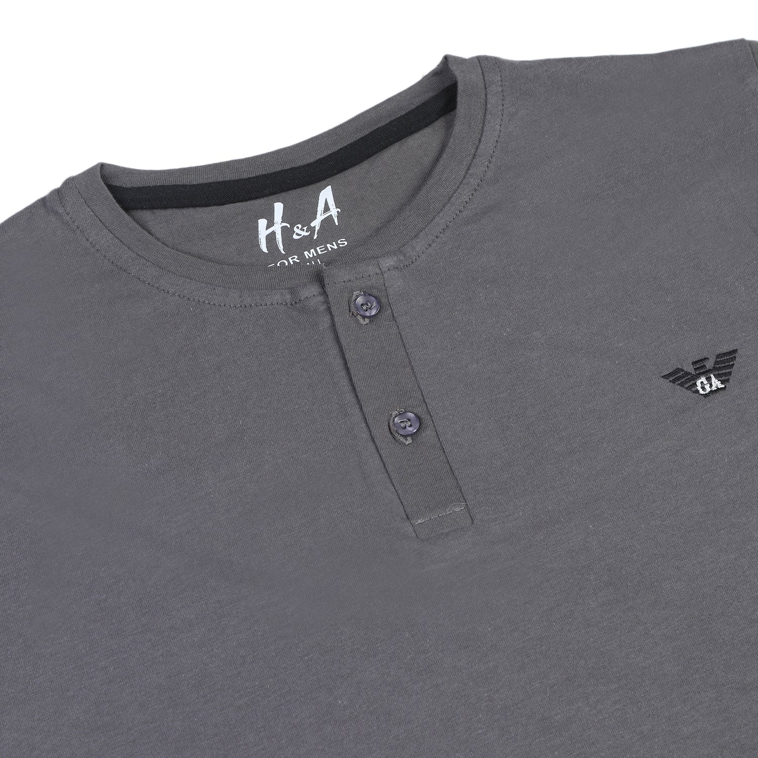 Men's Half sleeves T-Shirt - Dark Grey, Men's T-Shirts & Polos, Chase Value, Chase Value