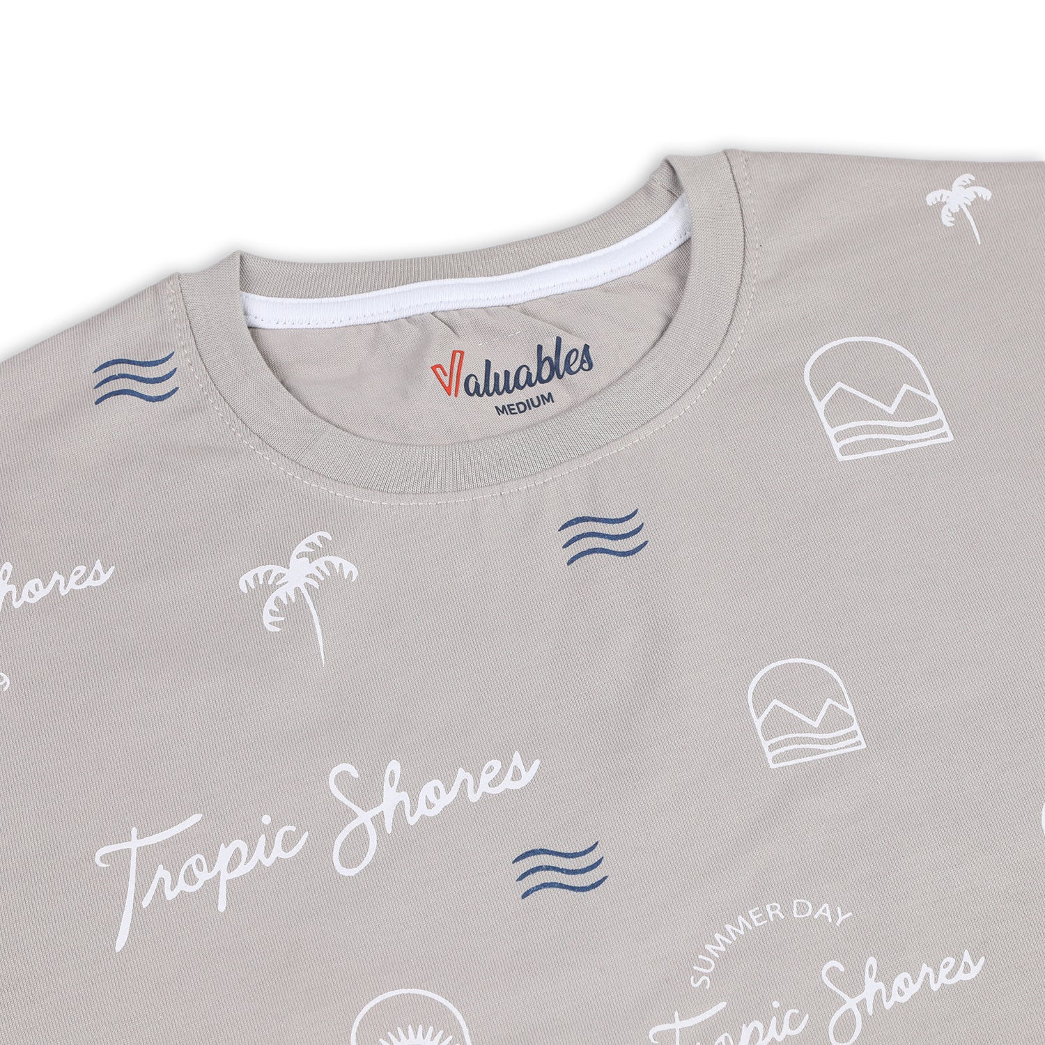 Men's Half Sleeves T-Shirt - Grey, Men's T-Shirts & Polos, Chase Value, Chase Value