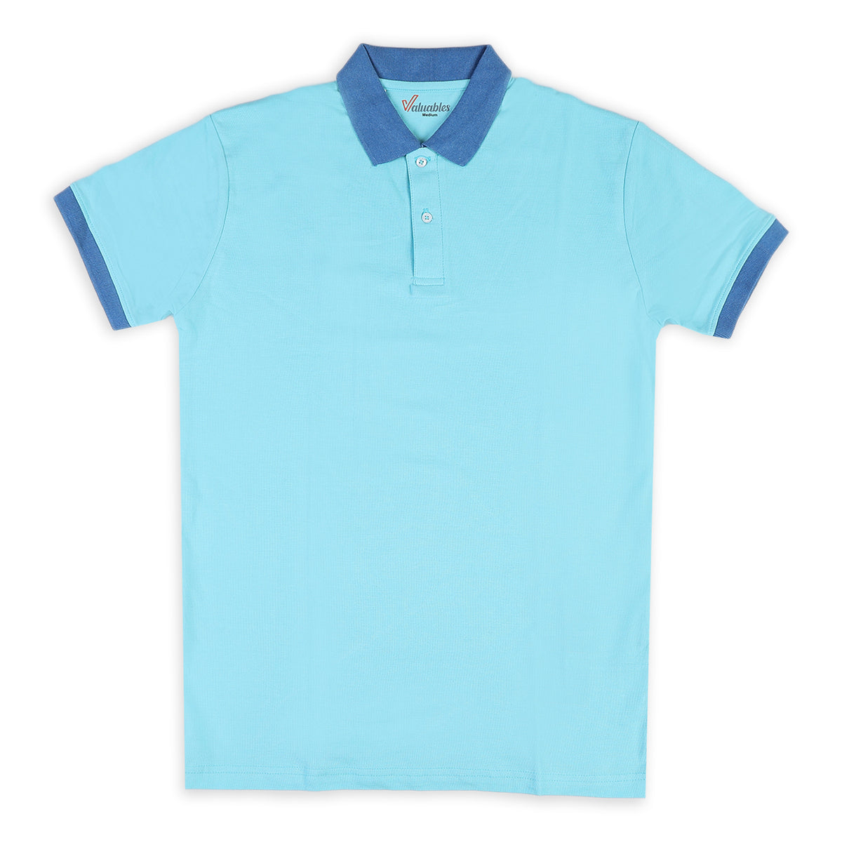 Men's Half sleeves T-Shirt - Sky Blue, Men's T-Shirts & Polos, Chase Value, Chase Value