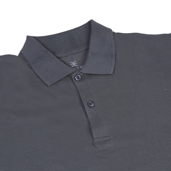 Eminent Men's Half Sleeves Polo T-Shirt - Charcoal