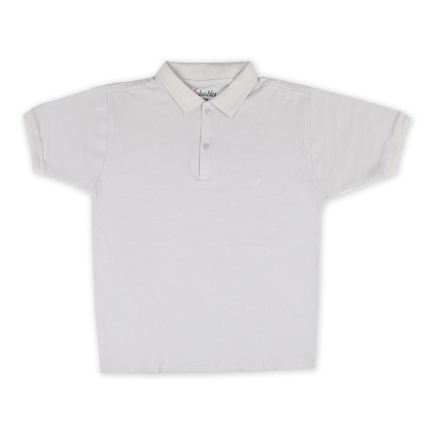 Men's Half Sleeves Polo T-Shirt - Off White, Men's T-Shirts & Polos, Chase Value, Chase Value