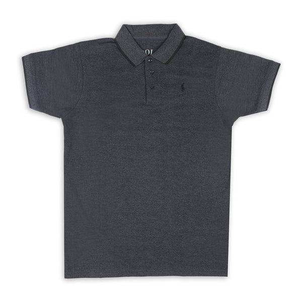 Men's Half Sleeves Polo T-Shirt - Grey