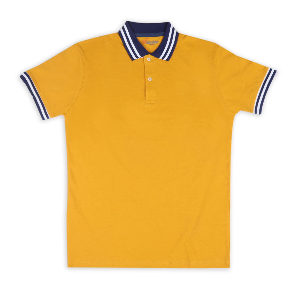 Men's Half sleeves T-Shirt - Mustard, Men's T-Shirts & Polos, Chase Value, Chase Value