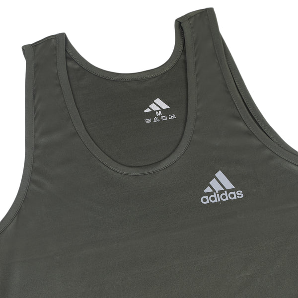 Men's Plain Sando - Olive Green