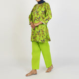 Women's Printed  2Pcs  Suit - Green, Women Shalwar Suits, Chase Value, Chase Value