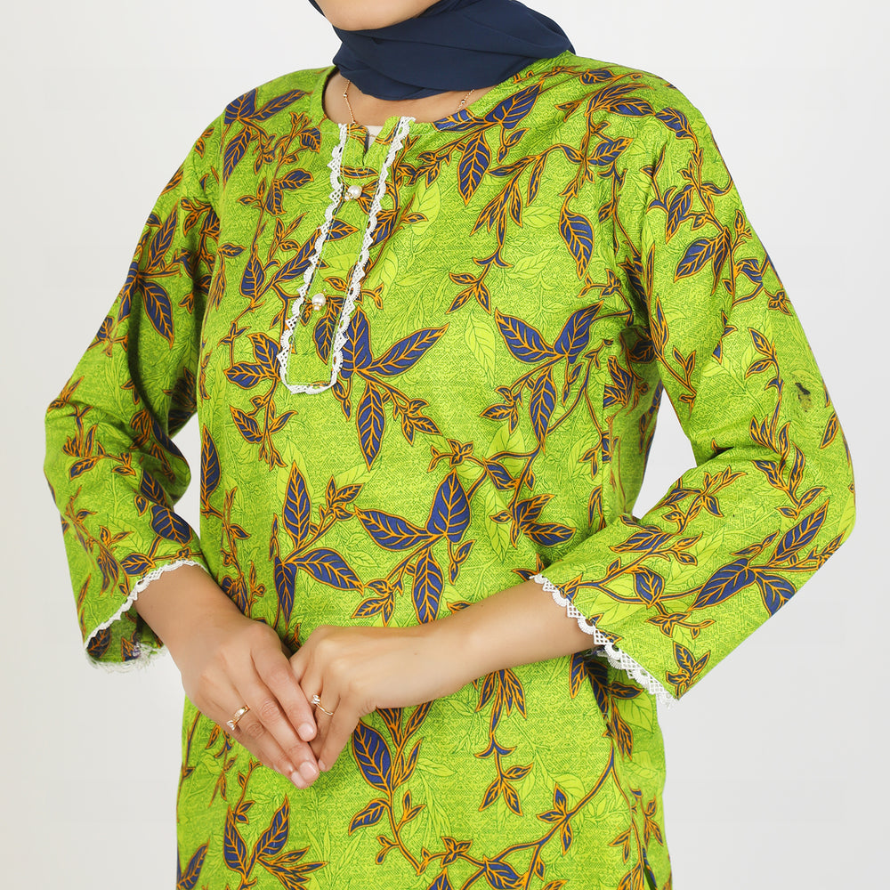 Women's Printed  2Pcs  Suit - Green, Women Shalwar Suits, Chase Value, Chase Value