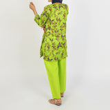 Women's Printed  2Pcs  Suit - Green, Women Shalwar Suits, Chase Value, Chase Value