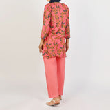 Women's Printed  2Pcs  Suit - Pink, Women Shalwar Suits, Chase Value, Chase Value
