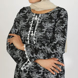 Women's Fancy 2Pcs Suit - Black, Women Shalwar Suits, Chase Value, Chase Value