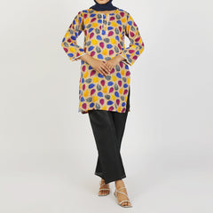 Women's Printed  2Pcs  Suit - Multi Color