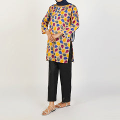 Women's Printed  2Pcs  Suit - Multi Color