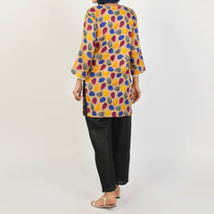 Women's Printed  2Pcs  Suit - Multi Color