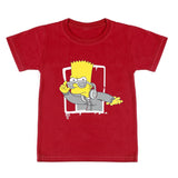 Boys Half Sleeves T-Shirt - Maroon, Boys T-Shirts, Chase Value, Chase Value