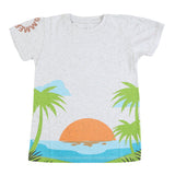 Eminent Girls Half Sleeves T-Shirt - Oatmeal, Girls T-Shirts, Eminent, Chase Value