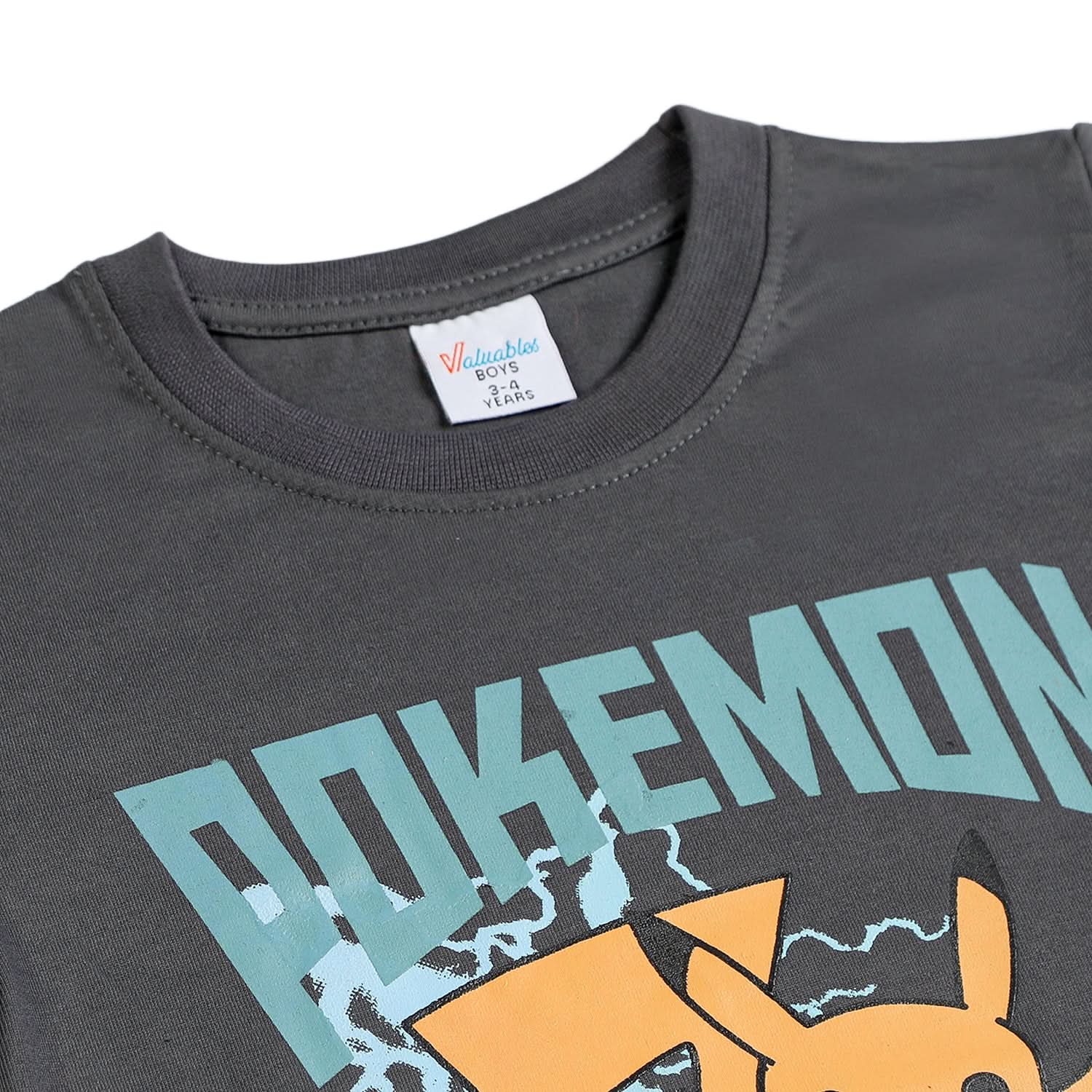 Boys Half Sleeves T-Shirt - Dark Grey, Boys T-Shirts, Chase Value, Chase Value