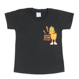 Boys Half Sleeves T-Shirt - Black, Boys T-Shirts, Chase Value, Chase Value