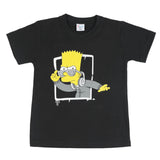 Boys Half Sleeves T-Shirt - Black, Boys T-Shirts, Chase Value, Chase Value