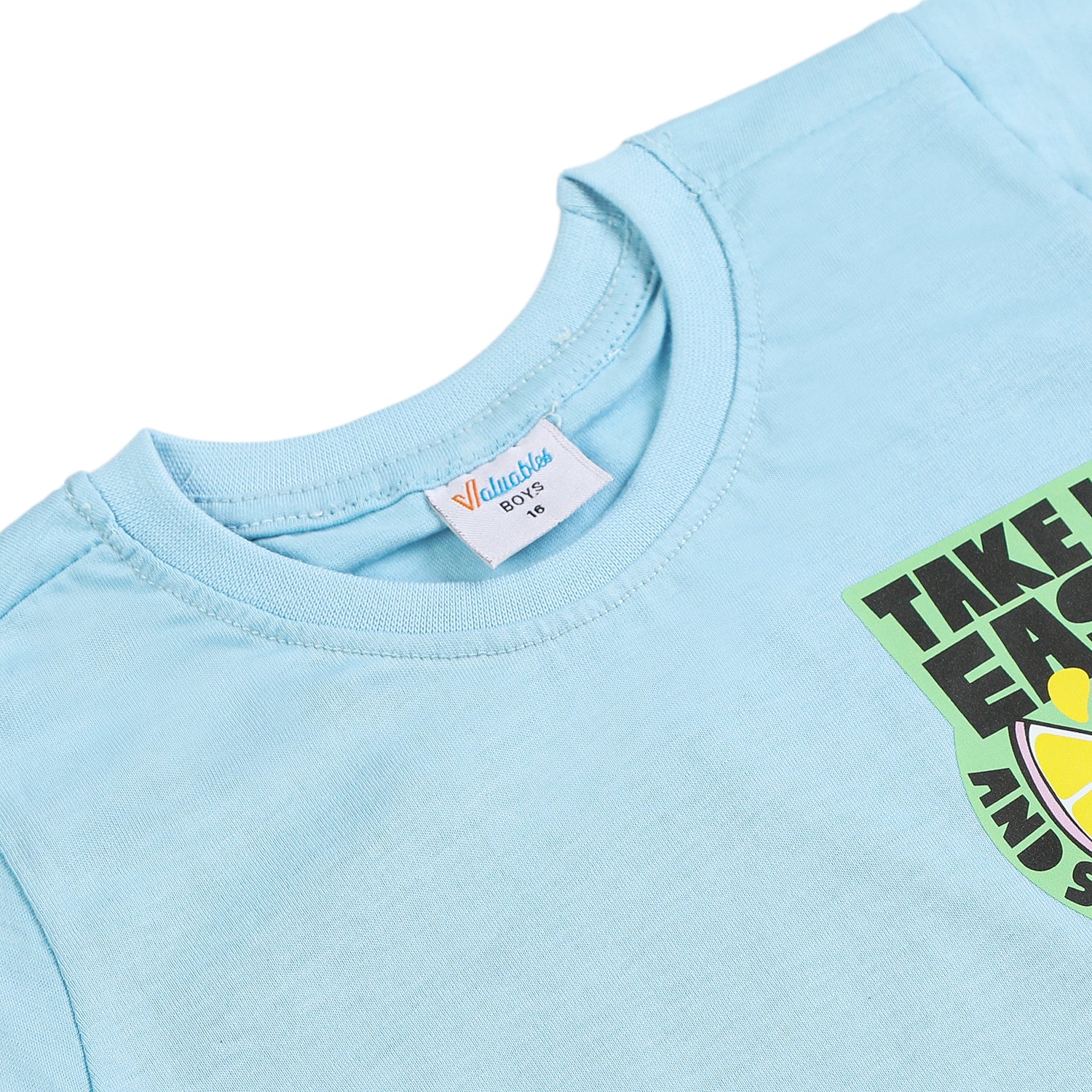 Boys Half Sleeves T-Shirt - Blue, Boys T-Shirts, Chase Value, Chase Value