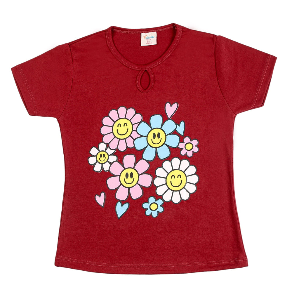 Girls Half Sleeves T-Shirt, Girls T-Shirts, Chase Value, Chase Value