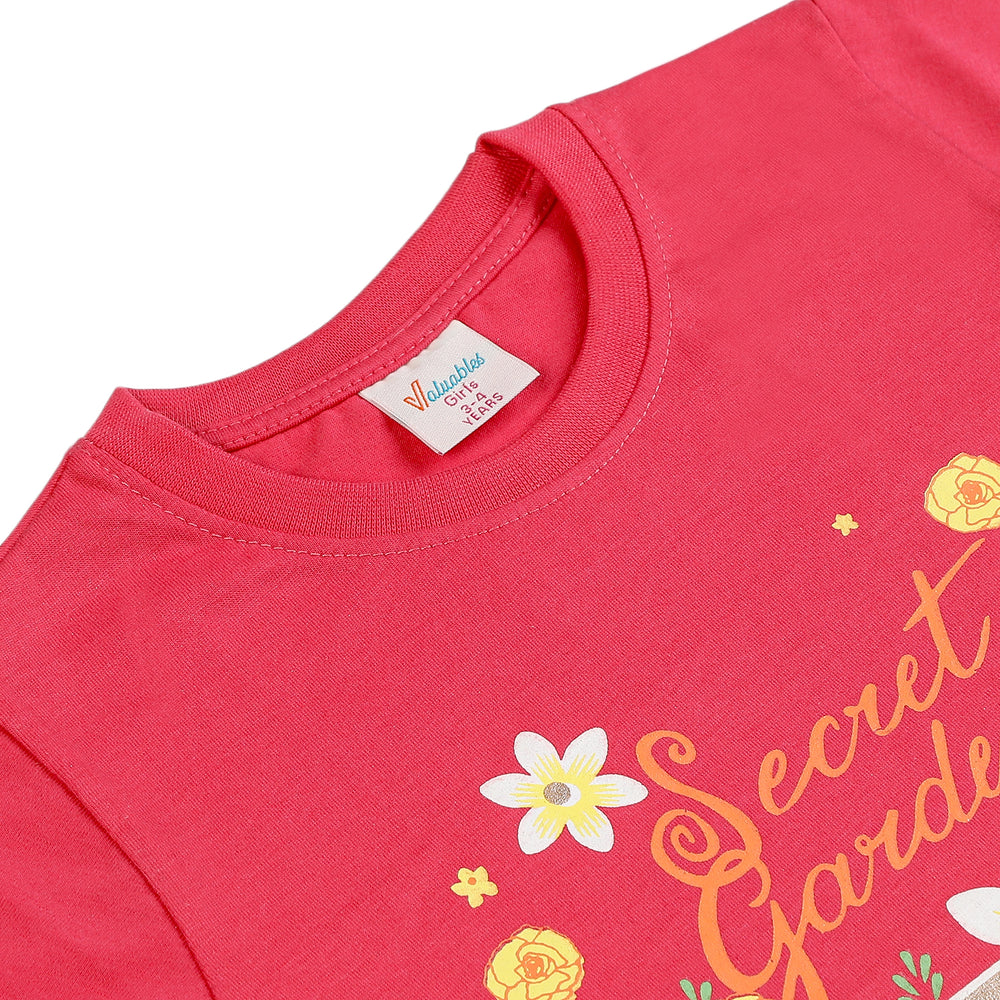 Girls Half Sleeves T-Shirt, Girls T-Shirts, Chase Value, Chase Value