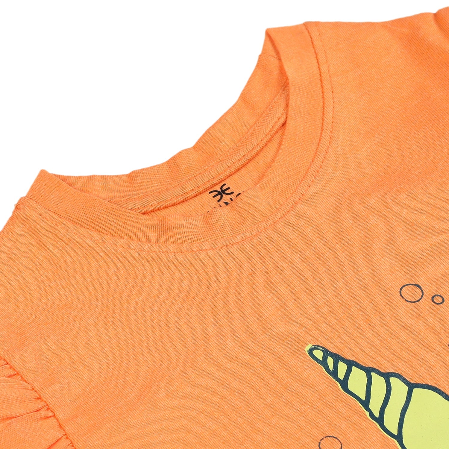 Eminent Girls Half Sleeves T-Shirt - Orange, Girls T-Shirts, Eminent, Chase Value