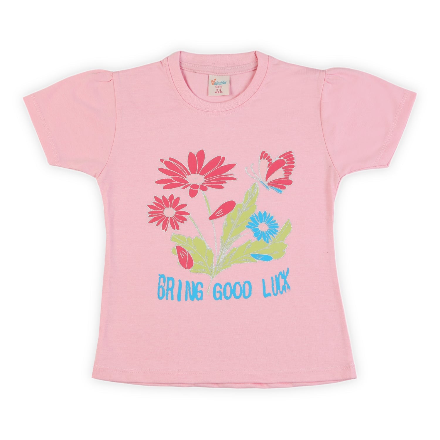 Girls Half Sleeves T-Shirt, Girls T-Shirts, Chase Value, Chase Value