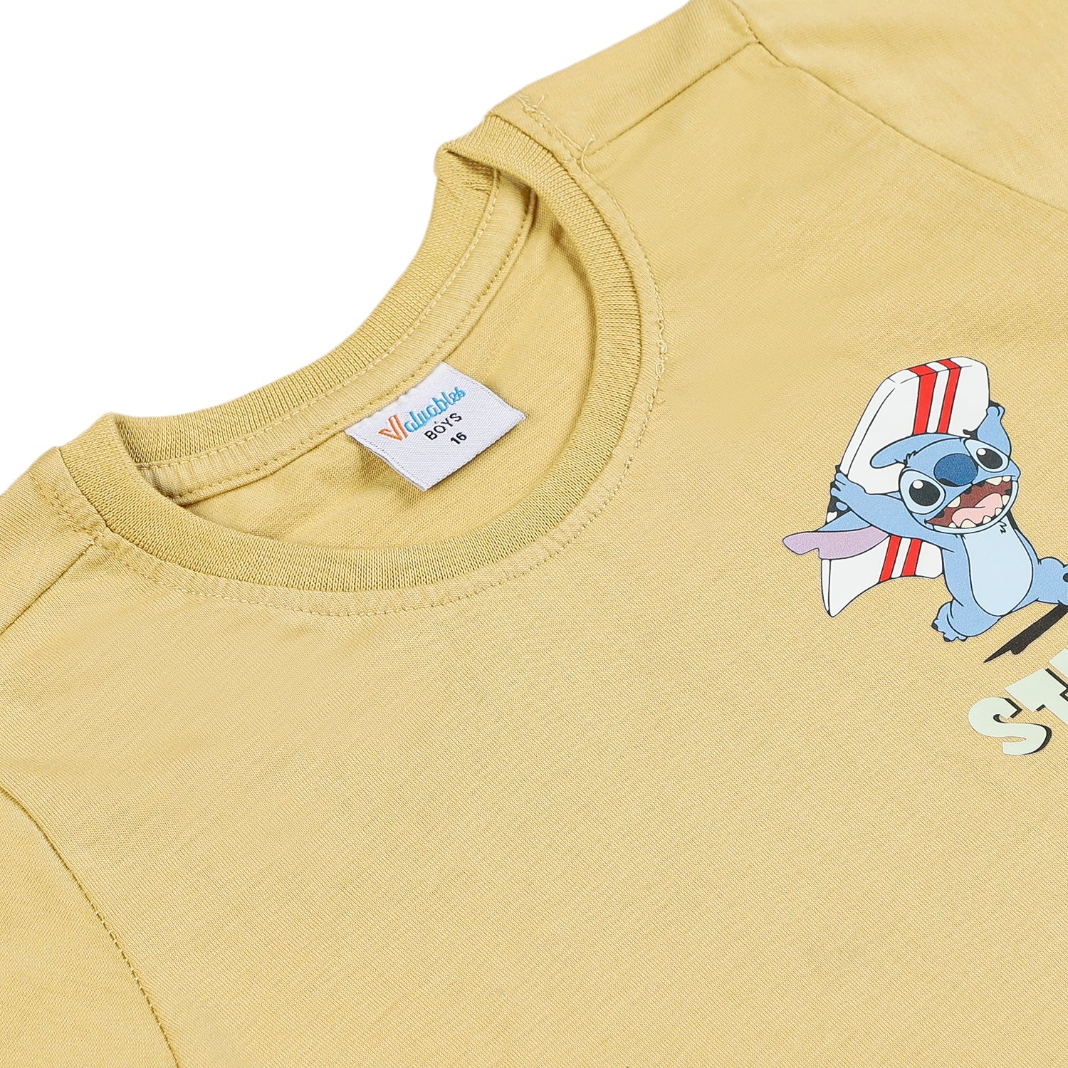 Boys Half Sleeves T-Shirt - Khaki, Boys T-Shirts, Chase Value, Chase Value