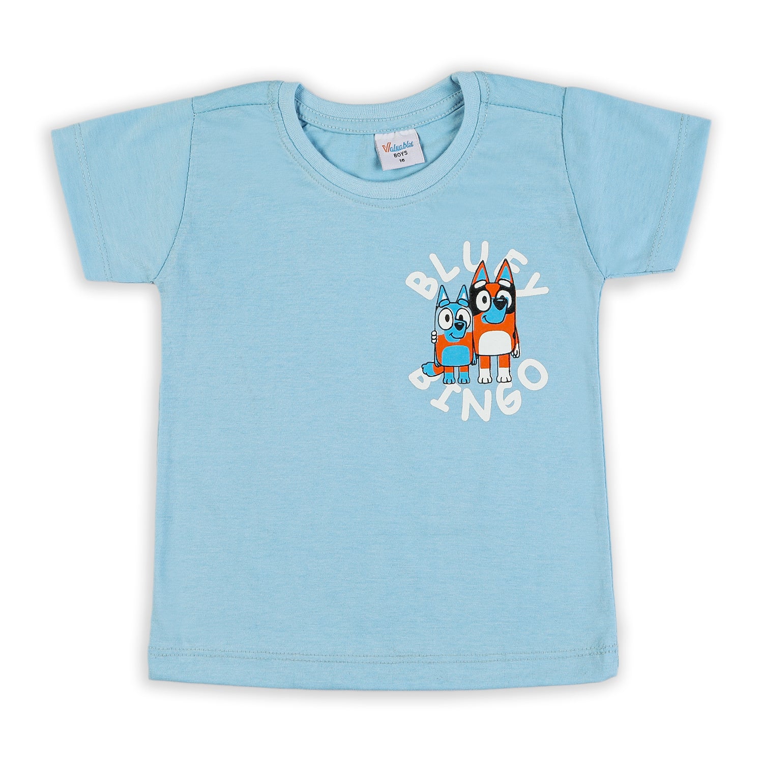 Boys Half Sleeves T-Shirt - Blue, Boys T-Shirts, Chase Value, Chase Value