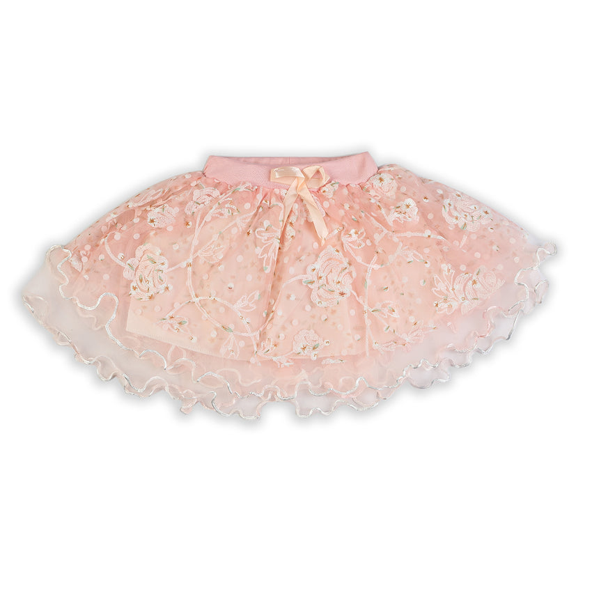 Girls Skirt - Peach