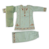 Eminent Girls Embroidered 3Pcs Shalwar Suit - Sea Green, Girls Shalwar Kameez, Eminent, Chase Value