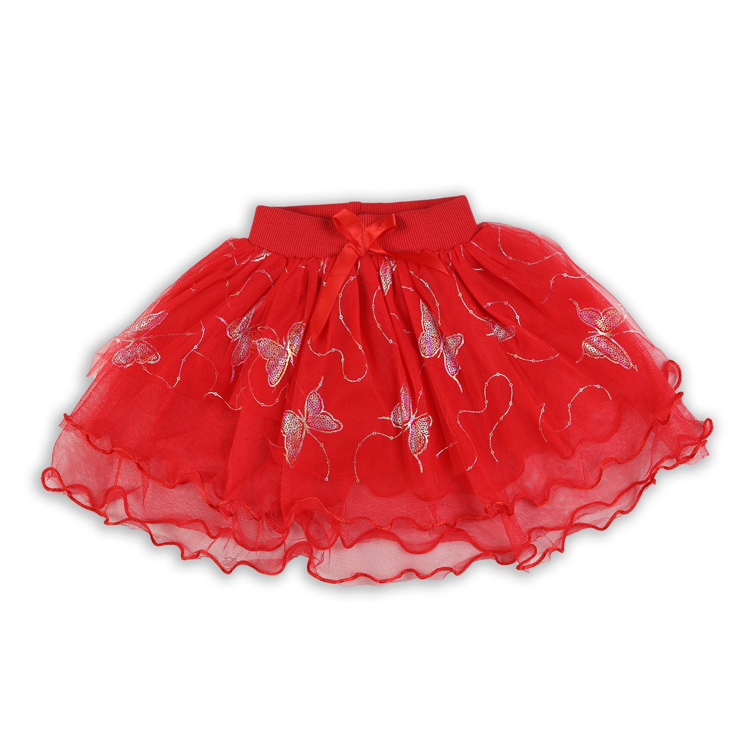 Girls Skirt - Red, Girls Shorts Skirts, Chase Value, Chase Value