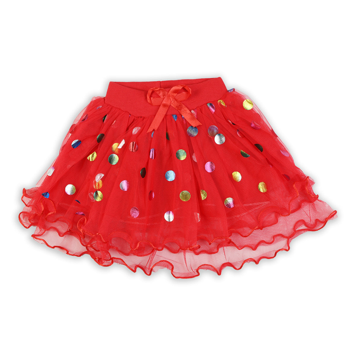 Girls Skirt - Red, Girls Shorts Skirts, Chase Value, Chase Value