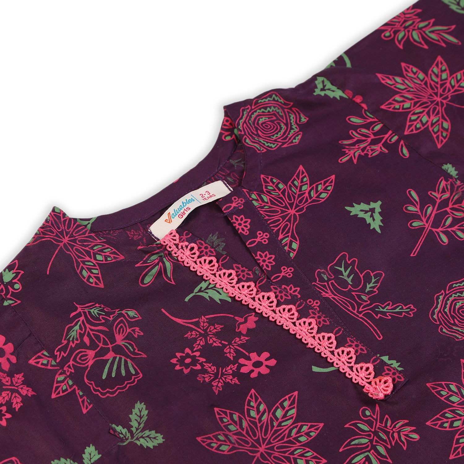 Girls Shalwar 2Pcs Suit - Purple, Girls Shalwar Kameez, Chase Value, Chase Value