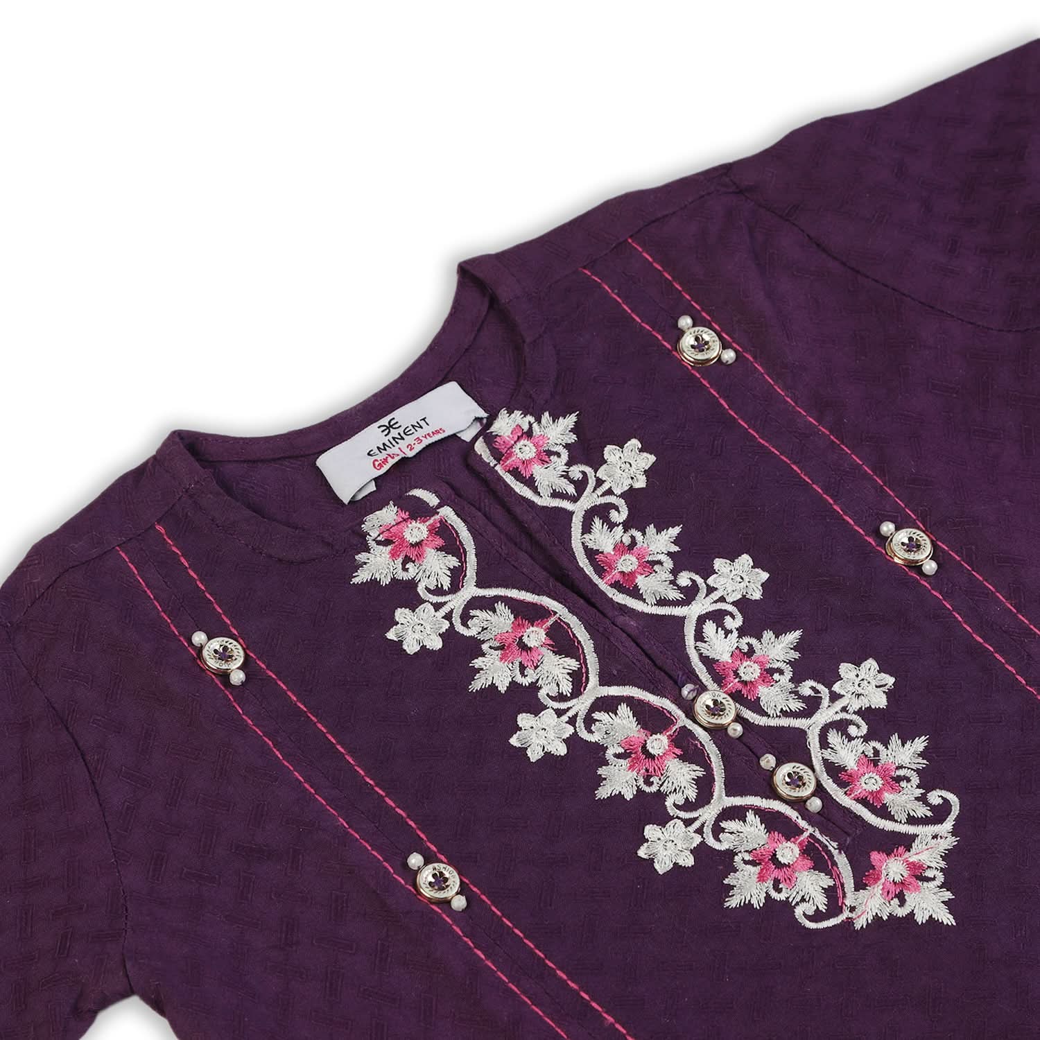Eminent Girls Embroidered Shalwar Suit - Purple, Girls Shalwar Kameez, Eminent, Chase Value