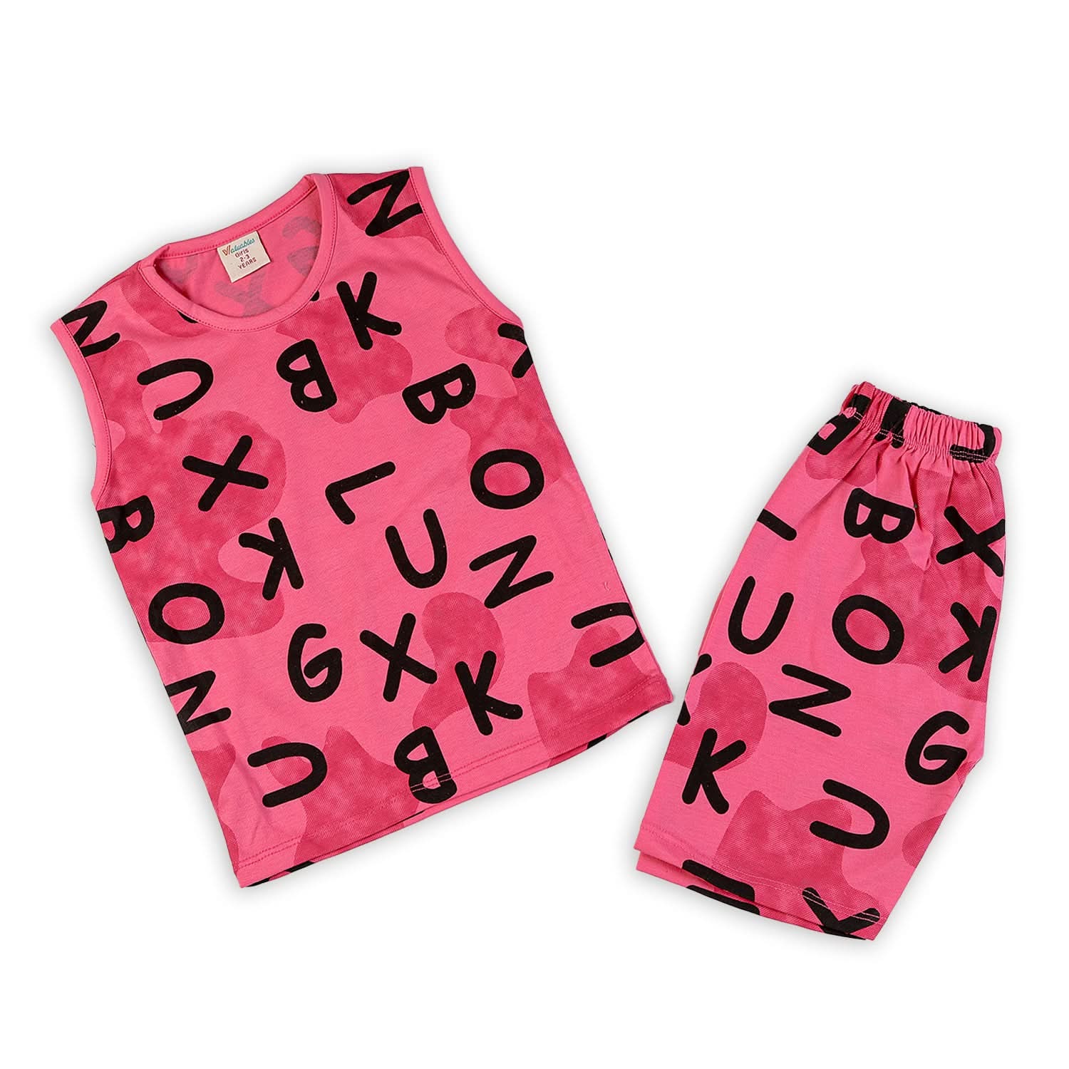 Girls Sando Suit - Pink, Girls Suits, Chase Value, Chase Value