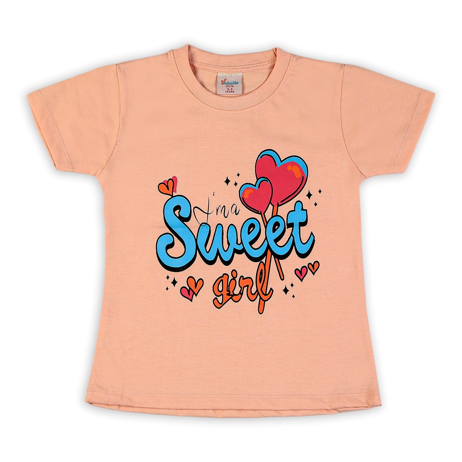 Girls Half Sleeves T-Shirt, Girls T-Shirts, Chase Value, Chase Value