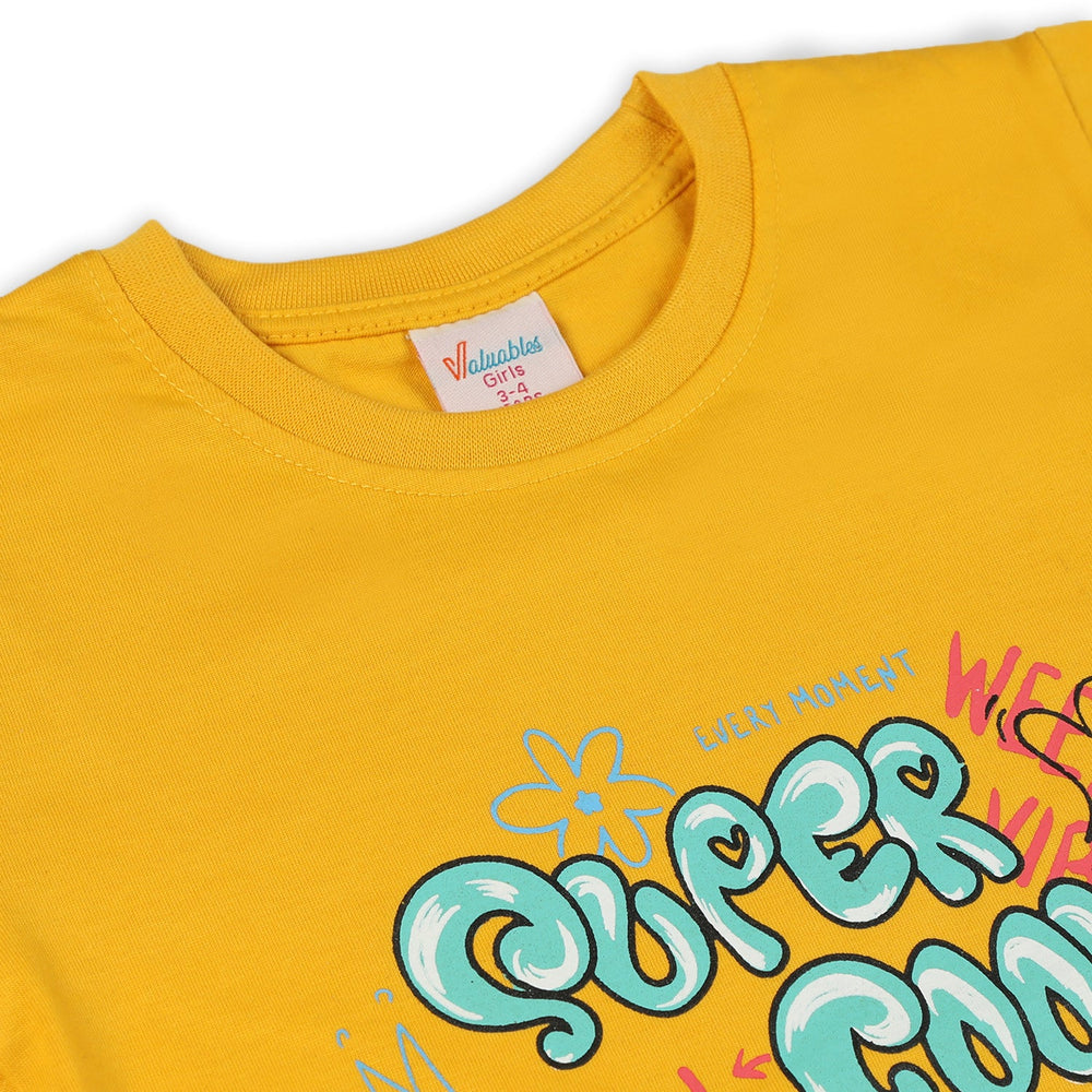 Girls Half Sleeves T-Shirt, Girls T-Shirts, Chase Value, Chase Value