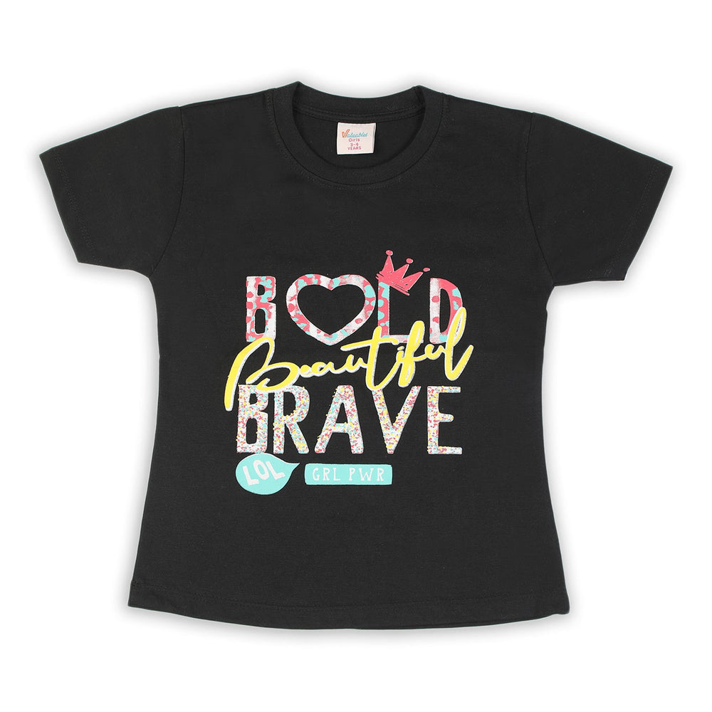 Girls Half Sleeves T-Shirt, Girls T-Shirts, Chase Value, Chase Value