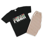 Boys Half Sleeves Short Suit - Black, Boys Sets & Suits, Chase Value, Chase Value