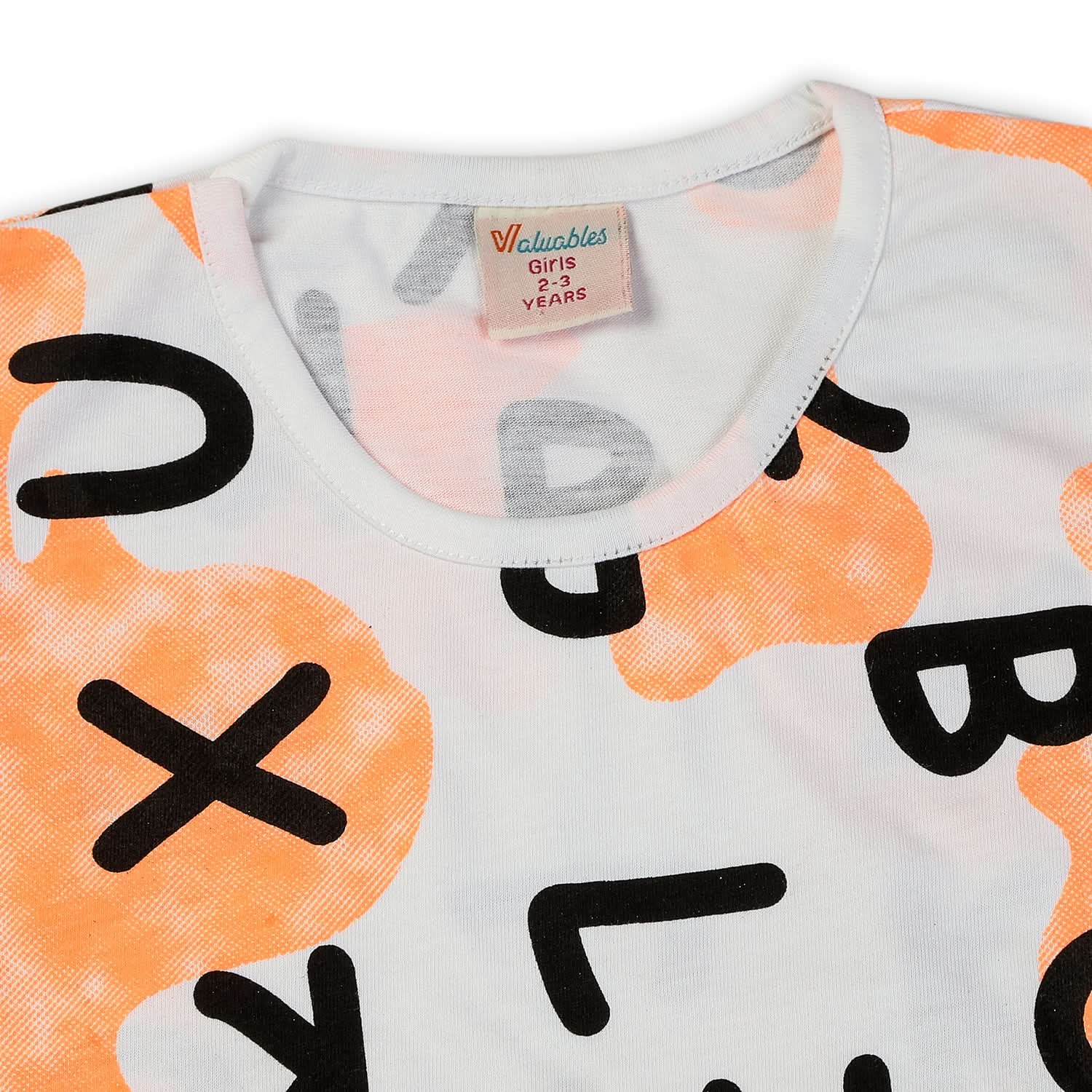 Girls Sando Suit - Orange, Girls Suits, Chase Value, Chase Value