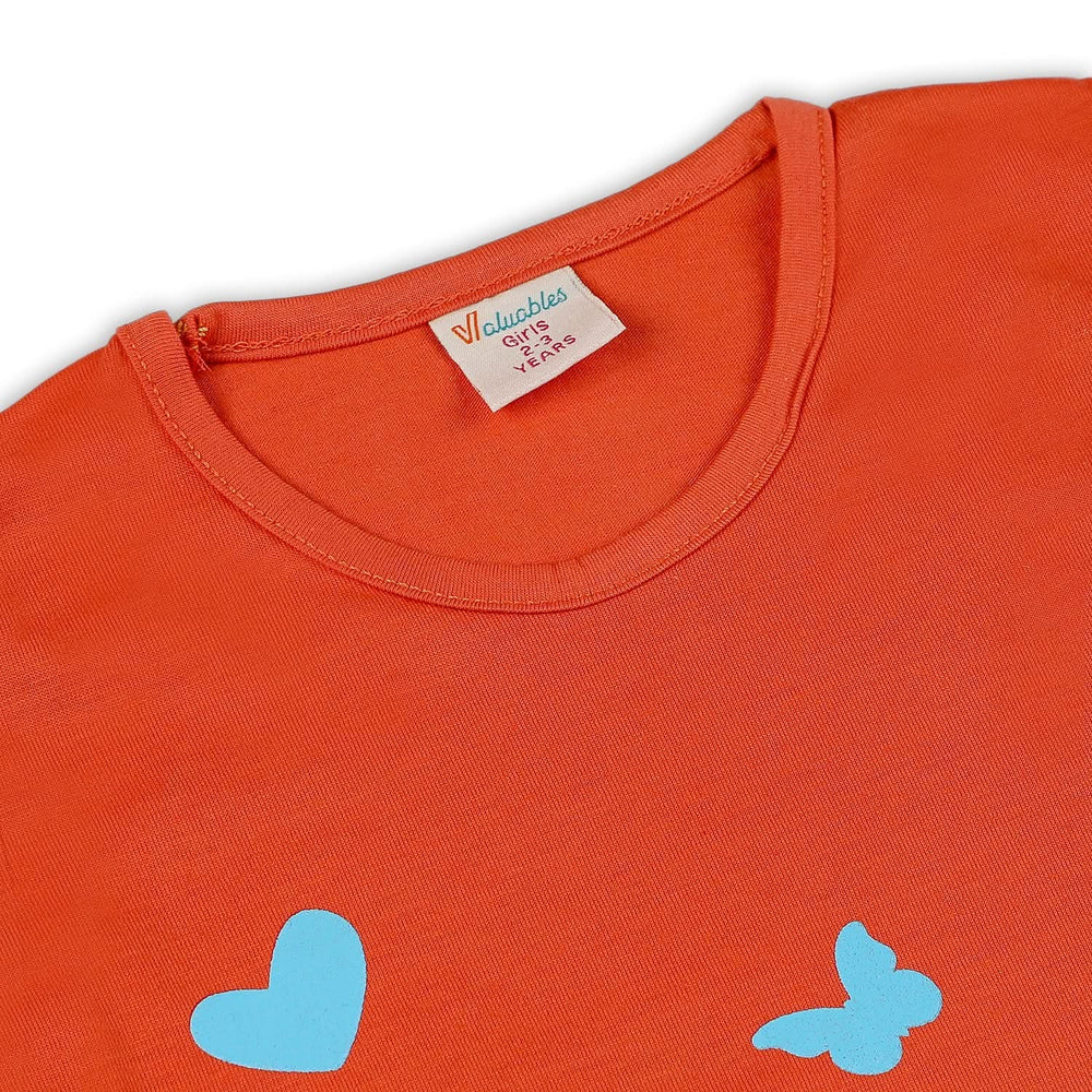 Girls Sando T-Shirt - Rust, Girls Sando, Chase Value, Chase Value